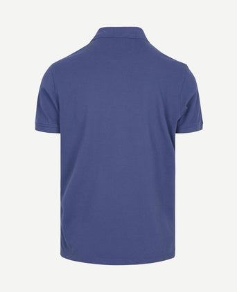 Piqué polo indigo