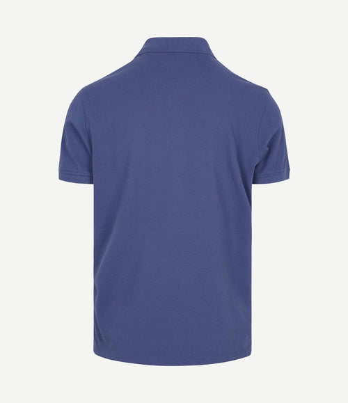 Piqué polo indigo