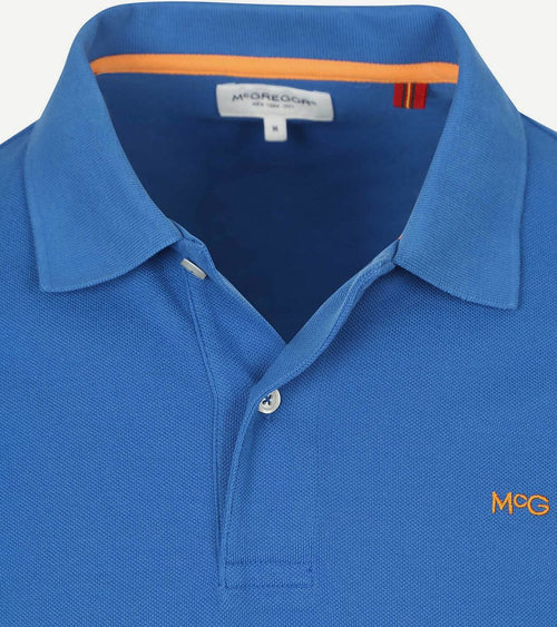 McGregor piqué polo kobaltblauw | Regular-fit