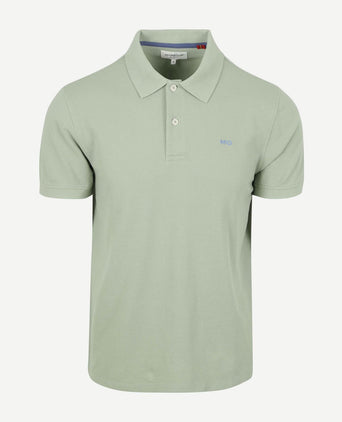 Piqué polo lichtgroen