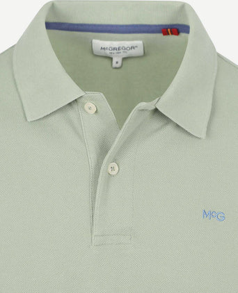 Piqué polo lichtgroen