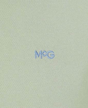 Piqué polo lichtgroen