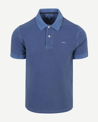 McGregor piqué polo medium blauw | Regular-fit