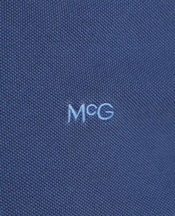 McGregor piqué polo medium blauw | Regular-fit