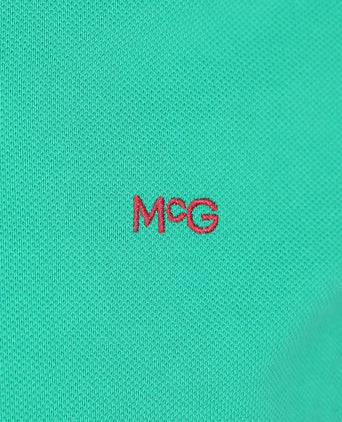 Piqué polo medium groen
