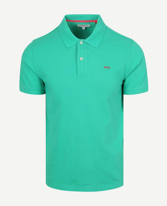 Piqué polo medium groen
