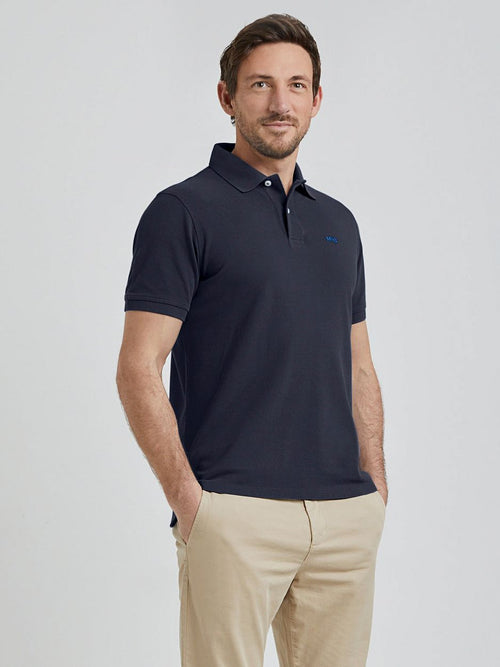 McGregor piqué polo donkerblauw | Regular-fit