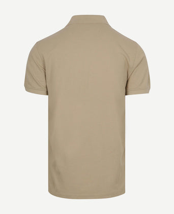Piqué polo sand