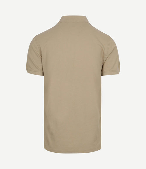 Piqué polo sand