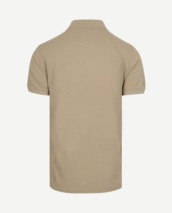 Piqué polo sand