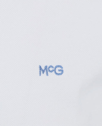 Piqué polo wit