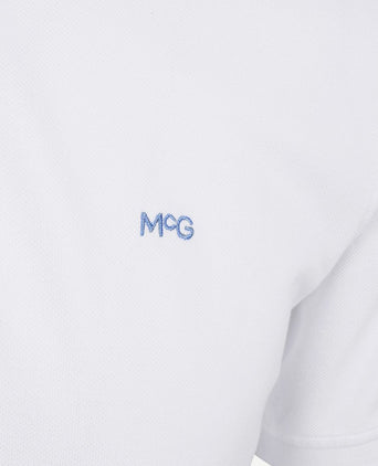 Piqué polo wit