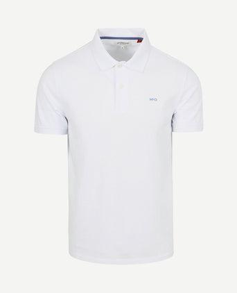 Piqué polo wit