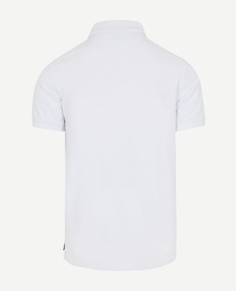 Piqué polo wit
