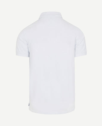 Piqué polo wit