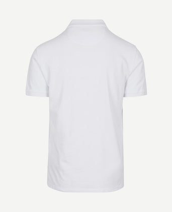 Piqué polo wit