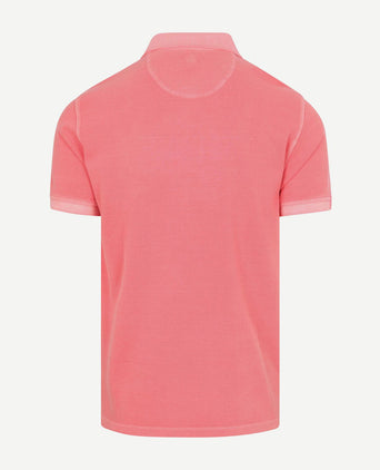 Piqué polo coral