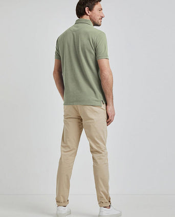 Piqué polo lichtgroen