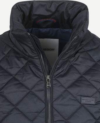 Quilted bodywarmer donkerblauw