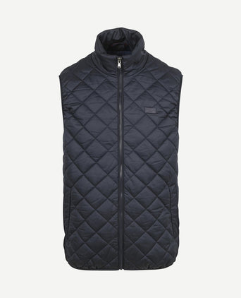 Quilted bodywarmer donkerblauw