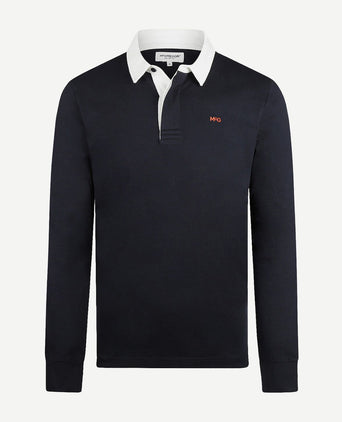 McGregor rugbyshirt donkerblauw | Regular-fit