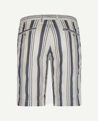 Short strepen blauw