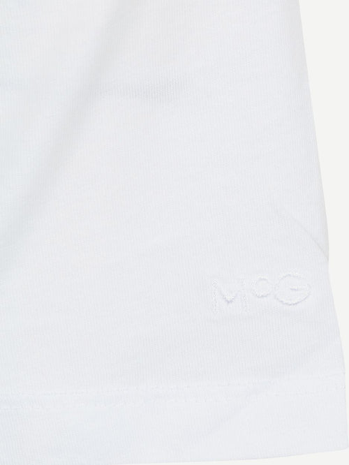 Essential t-shirt logo wit