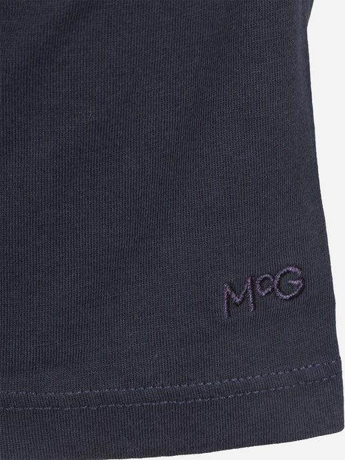 Essential t-shirt logo donkerblauw