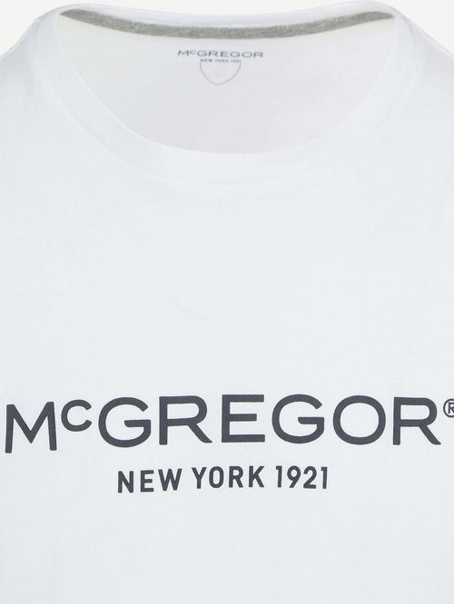 Essential t-shirt logo wit