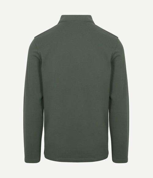 McGregor long sleeve poloshirt sage groen | Regular-fit