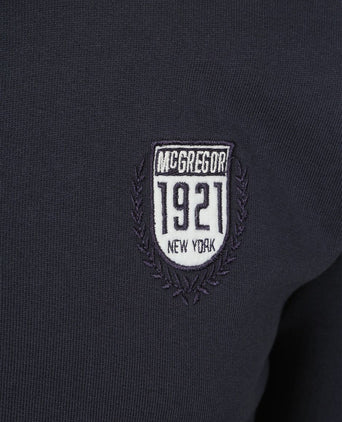 McGregor halve rits sweater donkerblauw | Regular-fit