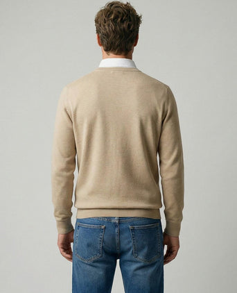 Trui cotton cashmere sand