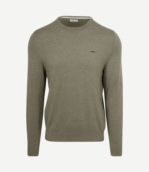 Trui cotton cashmere olivine