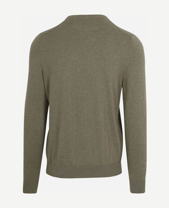 Trui cotton cashmere olivine
