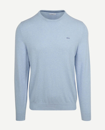 Trui cotton cashmere powder blauw