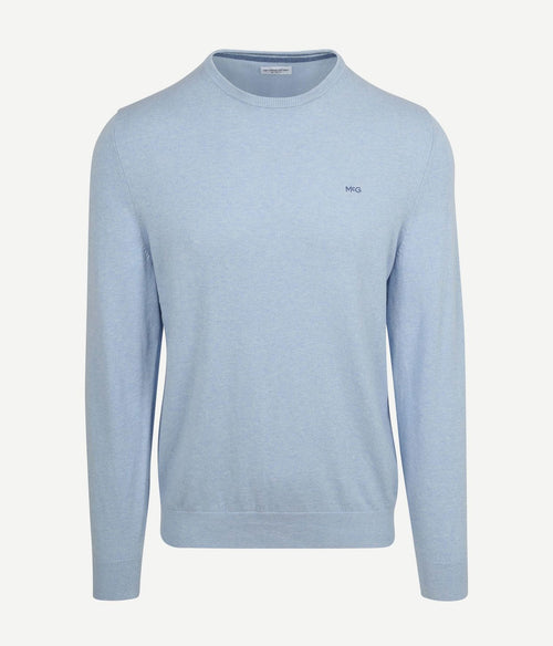 Trui cotton cashmere powder blauw