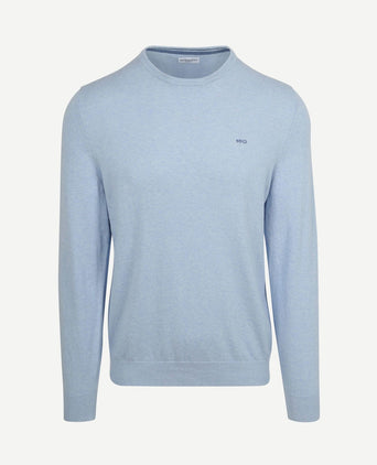 Trui cotton cashmere powder blauw