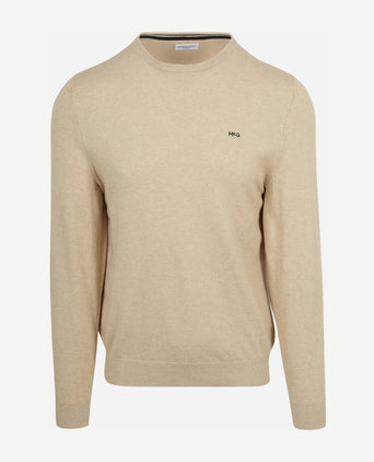 Trui cotton cashmere sand