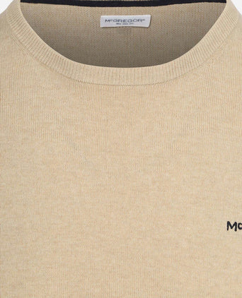 Trui cotton cashmere sand