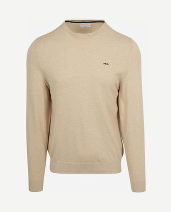 Trui cotton cashmere sand