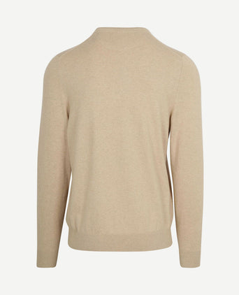 Trui cotton cashmere sand