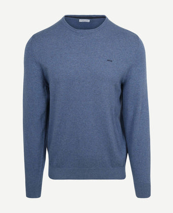 Trui cotton cashmere vintage blauw