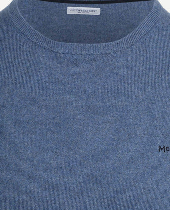 Trui cotton cashmere vintage blauw