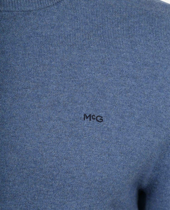 Trui cotton cashmere vintage blauw