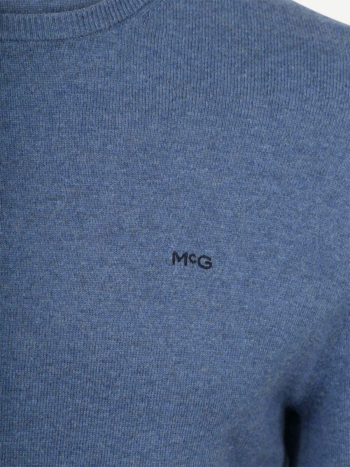Trui cotton cashmere vintage blauw