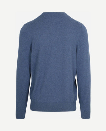 Trui cotton cashmere vintage blauw