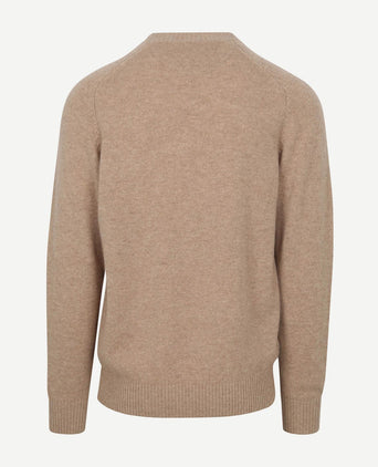 McGregor trui lamswol melange sand | Regular-fit