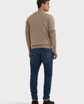 McGregor trui lamswol melange sand | Regular-fit