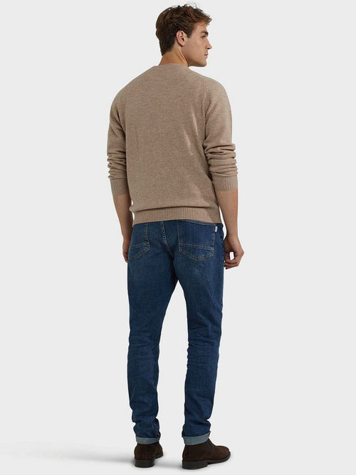 McGregor trui lamswol melange sand | Regular-fit
