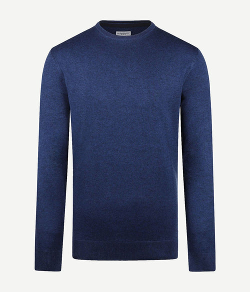 McGregor trui merino blend donkerblauw | Regular-fit